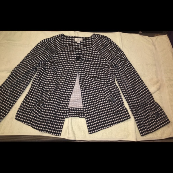 Loft black and white blazer - Picture 2 of 2
